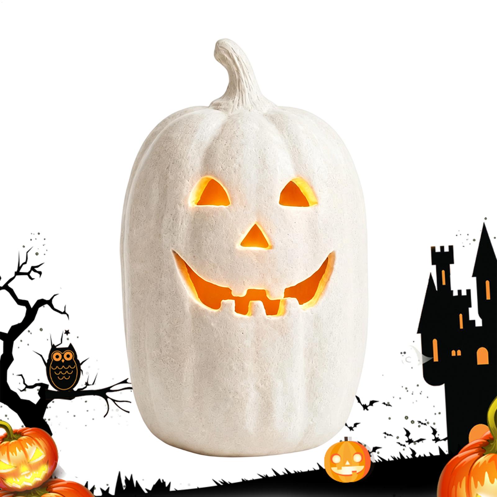 Home Decor Handmade - Lanterne di zucca spaventose, lanterna di