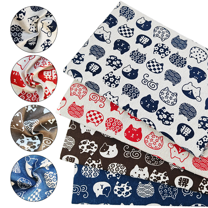 Home Decor Sofa - 0,5/1 Metro di Tessuto Misto Cotone-Lino
