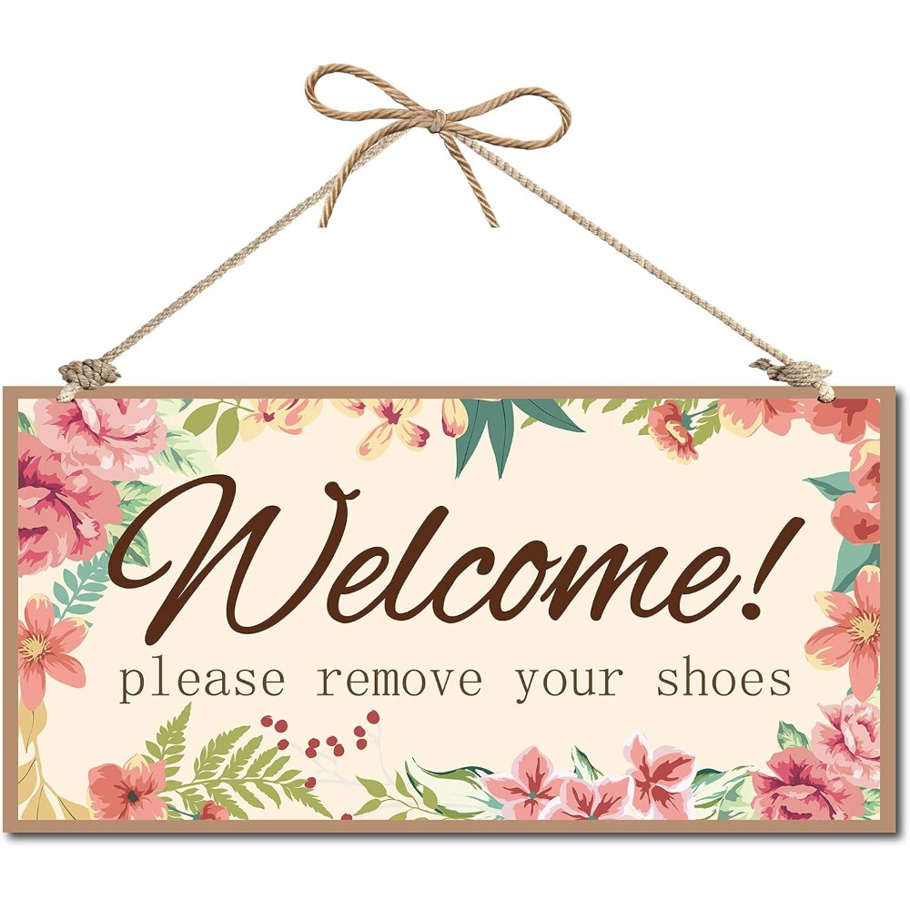 Home Decor Kit - Benvenuto, per rimuovere le tue scarpe,