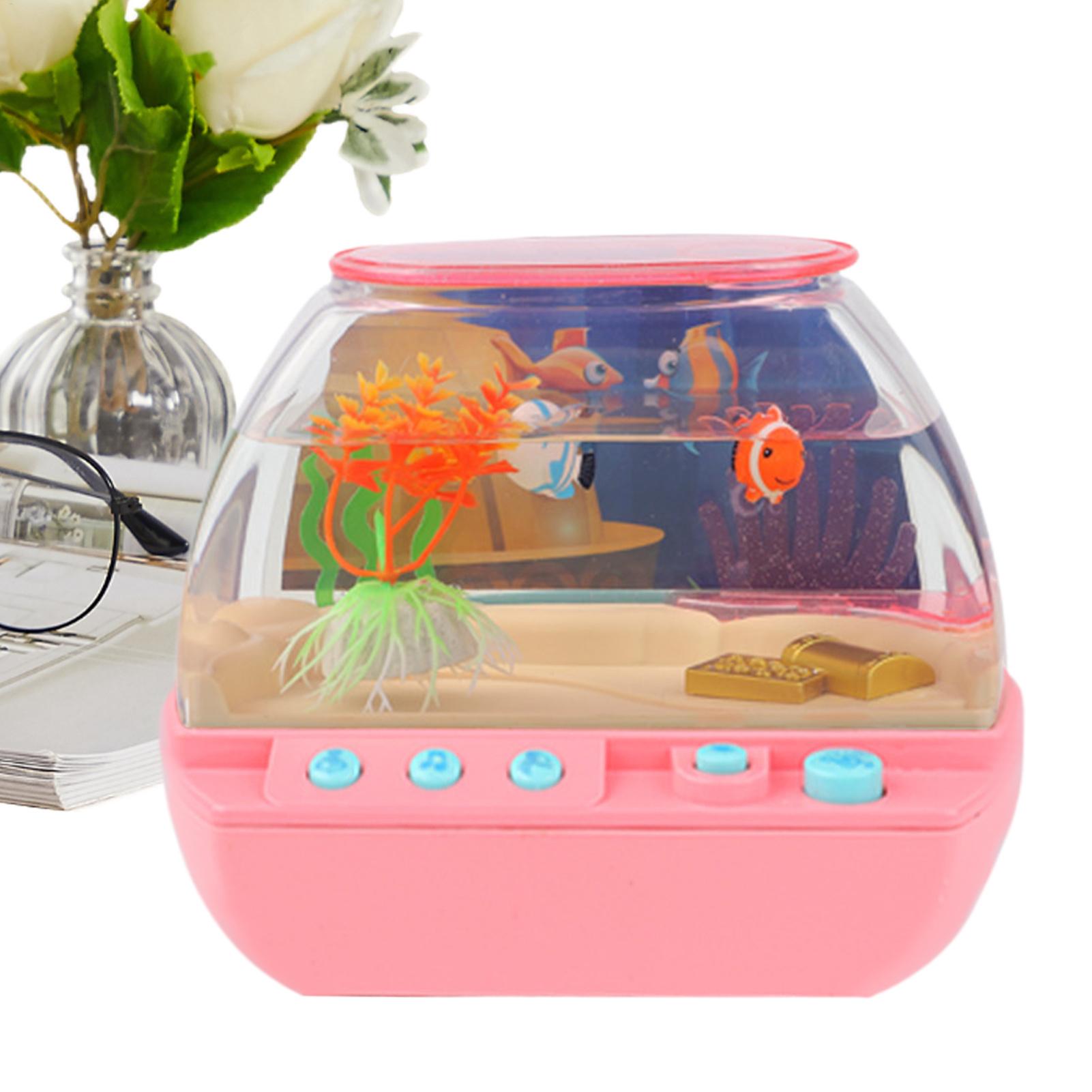Home Decor Lighting - Acquario Giocattolo con Musica e Luci,