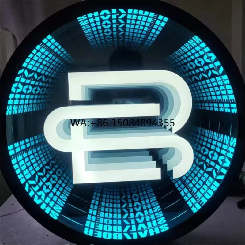 Neon Sign Led Custom - Insegna LED Neon Personalizzata con Specchio