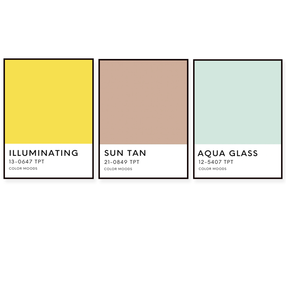 Home Decor Color Palettes - Stampa a colori con palette di