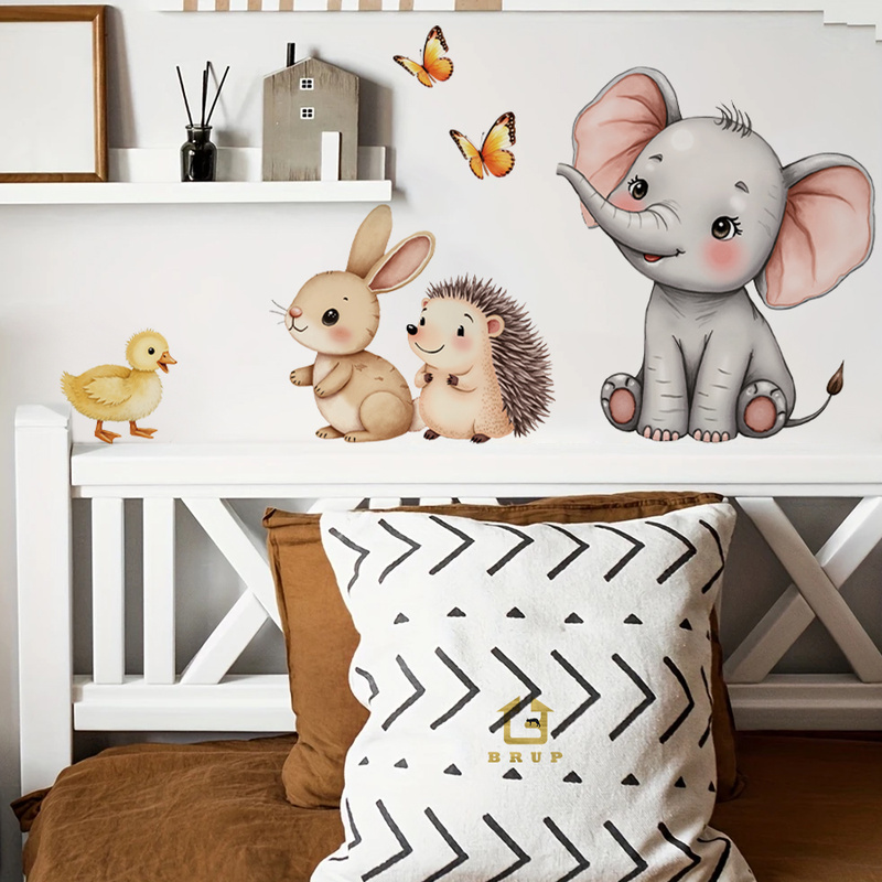 Home Decor Kit - Adesivo da parete con animali dei