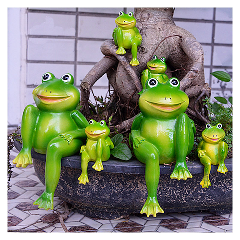 Home Decor Store - 2 pz/set carino resina seduta rane