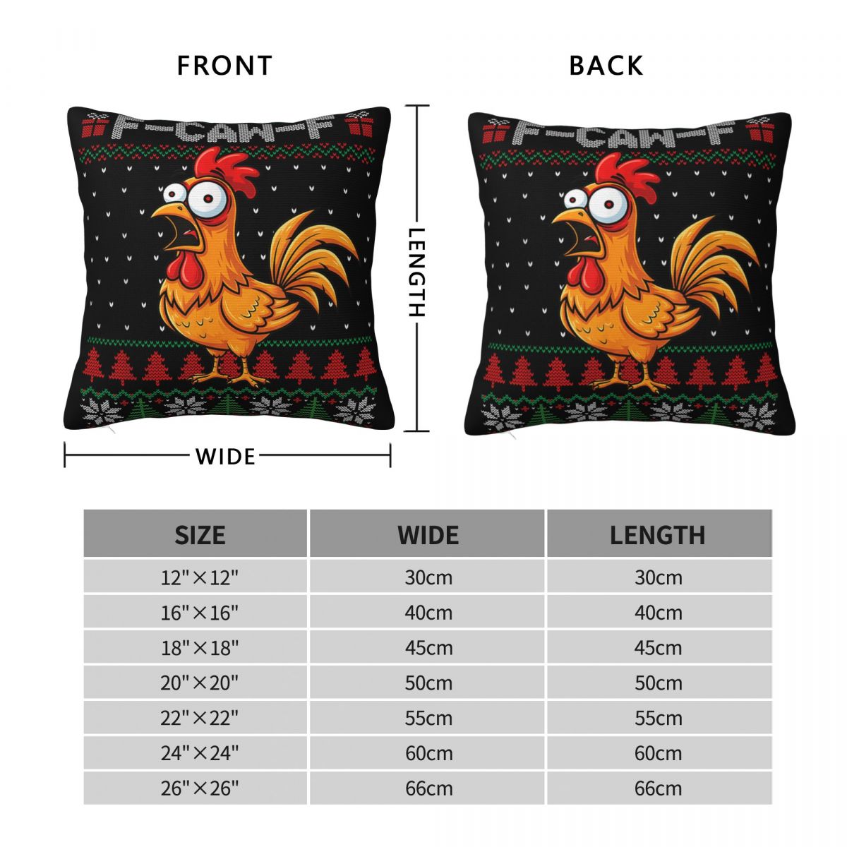 F-Caw-F Divertente Pollo Umori - Home Decor Quotes Ideas recensione e prezzo