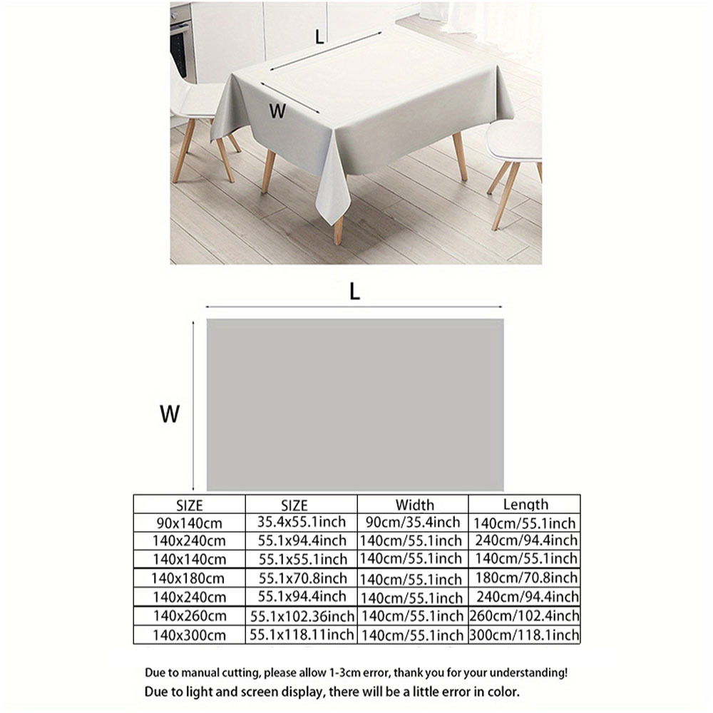 1 pezzo, tovaglia stampata 2D, - Home Decor Color Palettes recensione e prezzo
