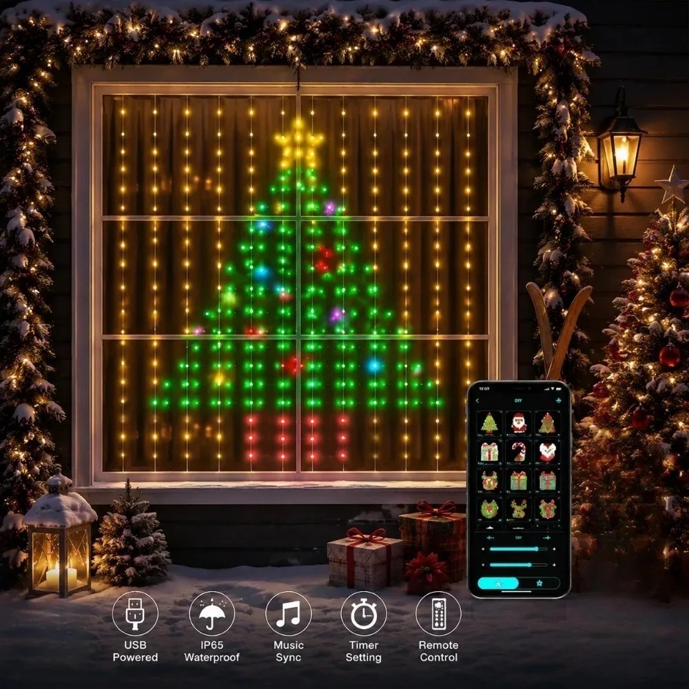 Luci a Tenda LED Pixel Control - Home Decor Lighting recensione e prezzo