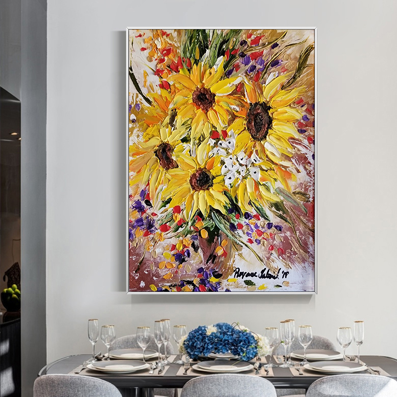 Dipinto a olio 3D vibrante di  - Home Decor Color Palettes recensione e prezzo