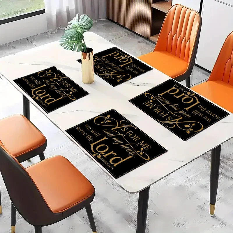 Tovagliette in lino ispiratric - Home Decor Quotes Ideas recensione e prezzo