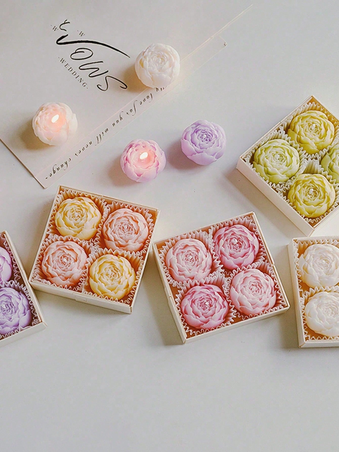 4 pezzi/scatola Candele in cer - Home Decor Handmade recensione e prezzo