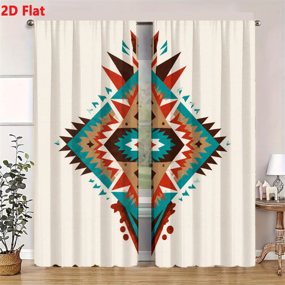 2 Pezzi di Tende con Design Ge - Home Decor Color Palettes recensione e prezzo