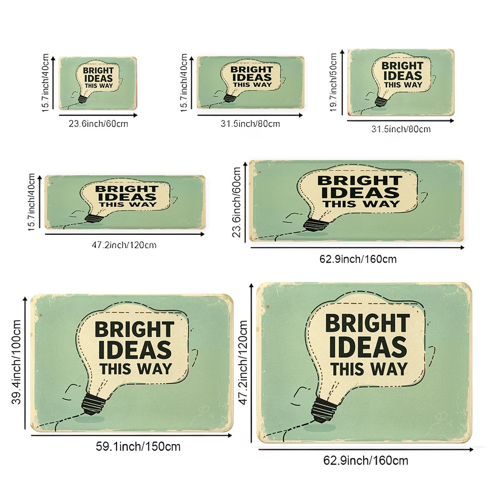 Bright Ideas Light Bulb Door M - Home Decor Quotes Ideas recensione e prezzo