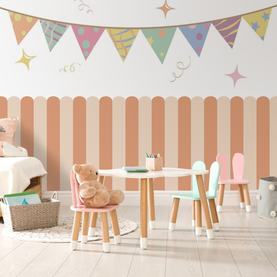 Carta da parati ad arco a stri - Home Decor Kit recensione e prezzo